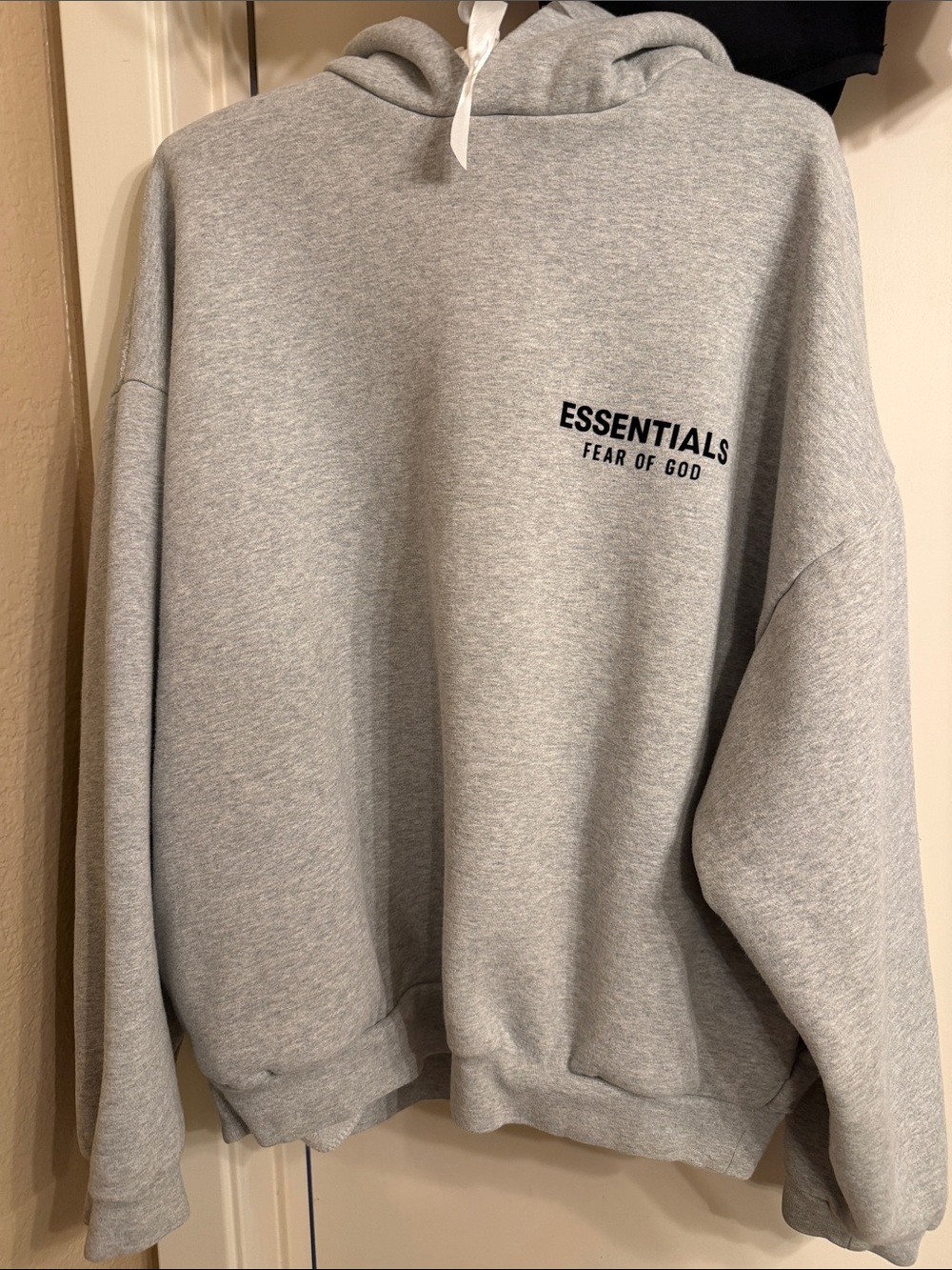Fear of God Essentials Crewneck Hoodie in Light Grey